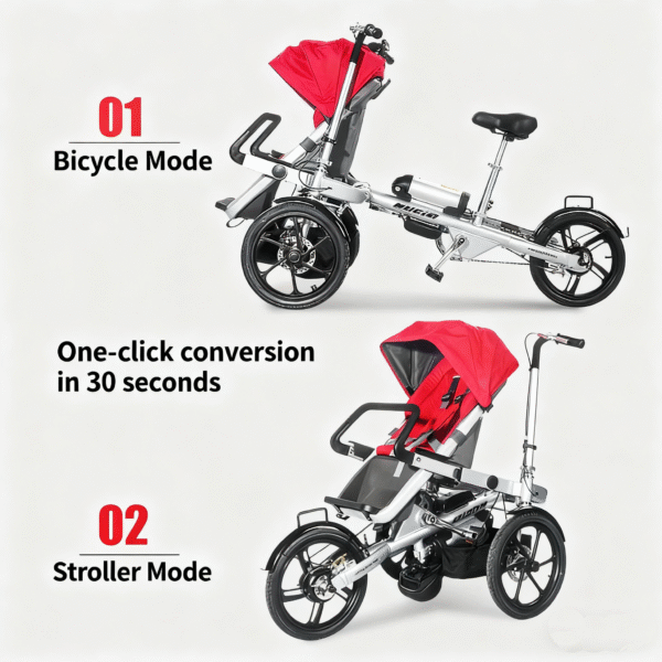 uozinexl family cargo bike mold 8 electric stroller bike 3wheels bike for kids