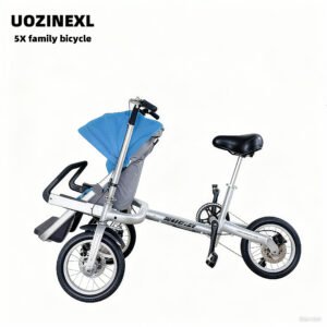 uozinexl 5x shimano 6 speed parent child tricycle mother and baby parent child bicycle taking children from school walking children tricycles