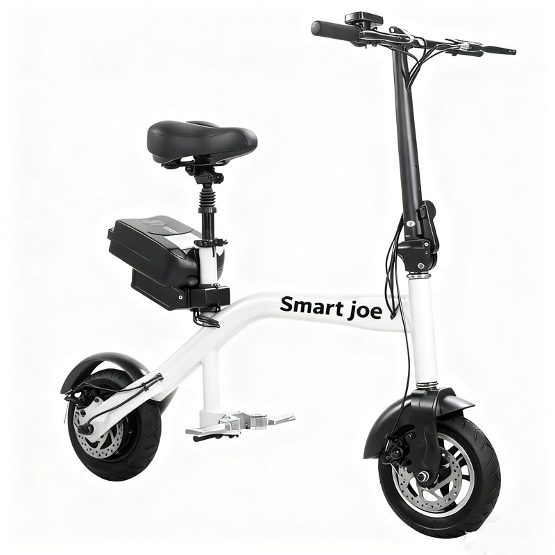 Nucia Folding Electric Scooter with Seat for Adults - 10" Commuter E-Bike - Portable, Lightweight & Compact Foldable Design for City Travel - Image 5