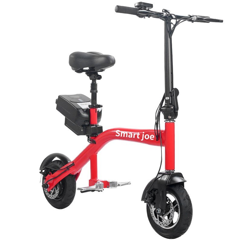 Nucia Folding Electric Scooter with Seat for Adults - 10" Commuter E-Bike - Portable, Lightweight & Compact Foldable Design for City Travel - Image 3